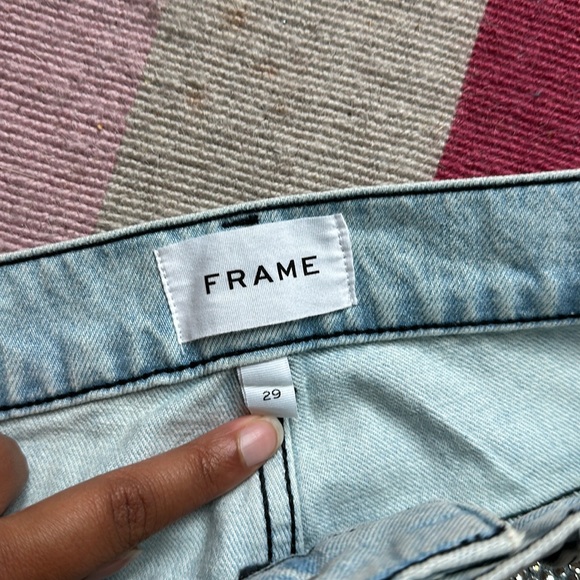 Frame Atelier Le Jane Crystal Jeans size 29 straight leg - Picture 7 of 11